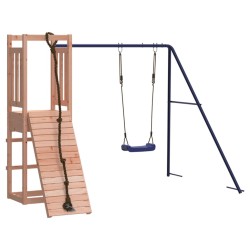 vidaXL Parque infantil de exterior madera maciza Douglas