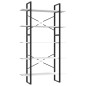 vidaXL Estantería de 5 niveles madera ingeniería blanca 100x30x175 cm