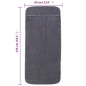 vidaXL Toallas de playa 4 uds tela gris antracita 400 g/m² 60x135 cm vidaXL Toallas de playa 4 uds tela gris antracita 400 g/m² 60x135 cm