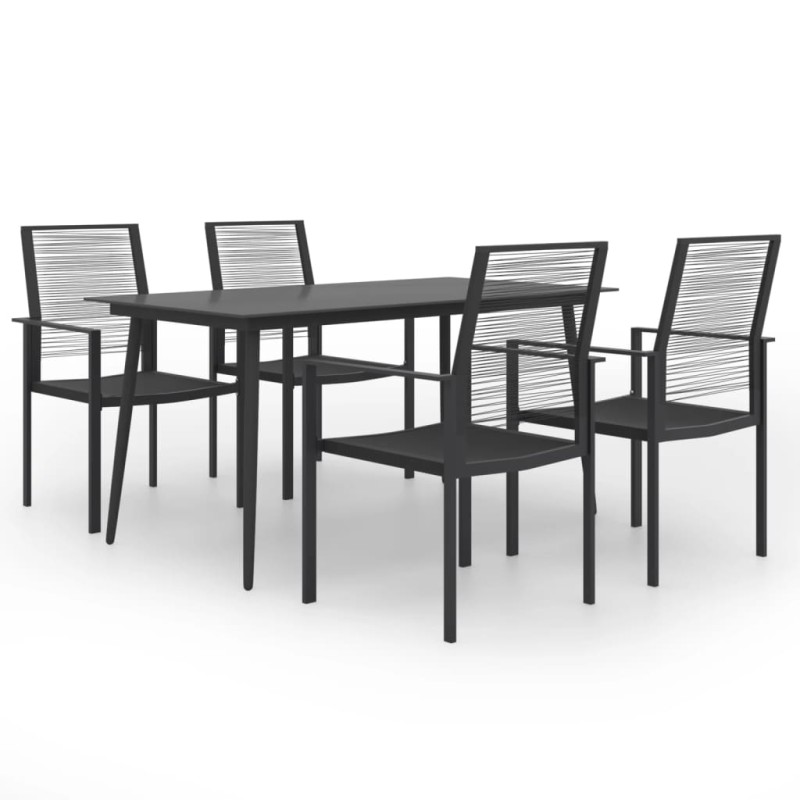 vidaXL Juego de comedor de jardín 5 piezas vidaXL Juego de comedor de jardín 5 piezas