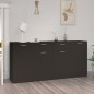 vidaXL Aparador de madera de ingeniería negro 160x36x75 cm vidaXL Aparador de madera de ingeniería negro 160x36x75 cm