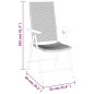 vidaXL Juego comedor de jardín 5 piezas ratán sintético negro y marrón vidaXL Juego comedor de jardín 5 piezas ratán sintético negro y marrón