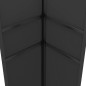 vidaXL Cenador con doble techo y tira de luces LED antracita 3x3 m
