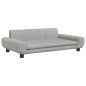 vidaXL Sofá para niños de terciopelo gris claro 100x54x33 cm vidaXL Sofá para niños de terciopelo gris claro 100x54x33 cm