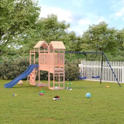 vidaXL Parque infantil de exterior madera maciza Douglas