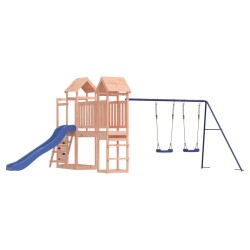vidaXL Parque infantil de exterior madera maciza Douglas