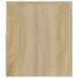 vidaXL Mesitas de noche con luces LEDs 2 uds roble Sonoma 60x35x40 cm vidaXL Mesitas de noche con luces LEDs 2 uds roble Sonoma 60x35x40 cm