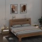 vidaXL Mesitas de noche con luces LEDs 2 uds roble Sonoma 60x35x40 cm vidaXL Mesitas de noche con luces LEDs 2 uds roble Sonoma 60x35x40 cm