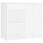 vidaXL Tocador con LED y armario madera contrachapada blanco vidaXL Tocador con LED y armario madera contrachapada blanco