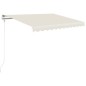 vidaXL Toldo retráctil automático crema 350x250 cm vidaXL Toldo retráctil automático crema 350x250 cm