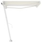 vidaXL Toldo de pie automático crema 350x250 cm vidaXL Toldo de pie automático crema 350x250 cm