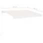 vidaXL Toldo de pie automático crema 350x250 cm vidaXL Toldo de pie automático crema 350x250 cm