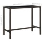 vidaXL Set de bar de jardín 7 piezas ratán sintético marrón vidaXL Set de bar de jardín 7 piezas ratán sintético marrón