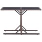 vidaXL Juego de comedor para jardín de 3 piezas marrón vidaXL Juego de comedor para jardín de 3 piezas marrón