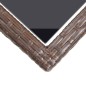 vidaXL Juego de comedor para jardín de 3 piezas marrón vidaXL Juego de comedor para jardín de 3 piezas marrón
