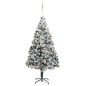 vidaXL Árbol de Navidad con luces LEDs, bolas y nieve verde 300 cm vidaXL Árbol de Navidad con luces LEDs, bolas y nieve verde 300 cm