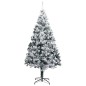 vidaXL Árbol de Navidad con luces LEDs, bolas y nieve verde 300 cm vidaXL Árbol de Navidad con luces LEDs, bolas y nieve verde 300 cm