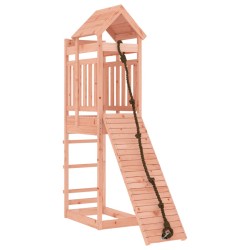 vidaXL Parque infantil con pared de escalada madera abeto Douglas