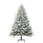 vidaXL Árbol de Navidad con LED, bolas y nieve flocada PVC y PE 180 cm vidaXL Árbol de Navidad con LED, bolas y nieve flocada PVC y PE 180 cm