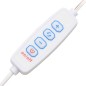 vidaXL Juego de tocador con LED madera contrachapada blanco vidaXL Juego de tocador con LED madera contrachapada blanco