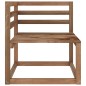 vidaXL Set de sofá de jardín de palets 3 pzas madera impregnada marrón vidaXL Set de sofá de jardín de palets 3 pzas madera impregnada marrón