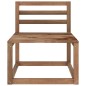 vidaXL Set de sofá de jardín de palets 3 pzas madera impregnada marrón vidaXL Set de sofá de jardín de palets 3 pzas madera impregnada marrón