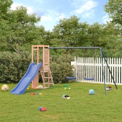 vidaXL Parque infantil de exterior madera maciza Douglas