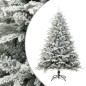 vidaXL Árbol de Navidad con LED bolas y nieve flocada 180 cm PVC y PE vidaXL Árbol de Navidad con LED bolas y nieve flocada 180 cm PVC y PE