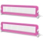 vidaXL Barandilla de seguridad cama de niño 2 uds rosa 150x42 cm vidaXL Barandilla de seguridad cama de niño 2 uds rosa 150x42 cm