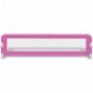 vidaXL Barandilla de seguridad cama de niño 2 uds rosa 150x42 cm vidaXL Barandilla de seguridad cama de niño 2 uds rosa 150x42 cm