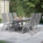 vidaXL Juego de comedor para jardín 7 piezas madera maciza acacia vidaXL Juego de comedor para jardín 7 piezas madera maciza acacia