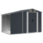 vidaXL Cobertizo de jardín acero galvanizado antracita 277x192,5x179cm