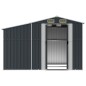 vidaXL Cobertizo de jardín acero galvanizado antracita 277x192,5x179cm