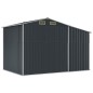 vidaXL Cobertizo de jardín acero galvanizado antracita 277x192,5x179cm