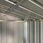 vidaXL Cobertizo de jardín acero galvanizado antracita 277x192,5x179cm