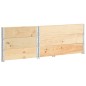 vidaXL Arriates de madera maciza de pino 3 unidades 50x100 cm