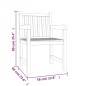 vidaXL Juego de comedor para jardín 5 piezas madera maciza de teca vidaXL Juego de comedor para jardín 5 piezas madera maciza de teca
