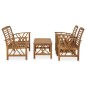 vidaXL Juego de muebles de jardín 4 piezas madera maciza de acacia vidaXL Juego de muebles de jardín 4 piezas madera maciza de acacia