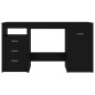 vidaXL Escritorio de madera de ingeniería negro 140x50x76 cm vidaXL Escritorio de madera de ingeniería negro 140x50x76 cm