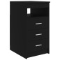 vidaXL Escritorio de madera de ingeniería negro 140x50x76 cm vidaXL Escritorio de madera de ingeniería negro 140x50x76 cm