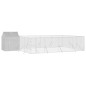 vidaXL Perrera de exterior con toldo acero galvanizado plata 10x6x2,5m vidaXL Perrera de exterior con toldo acero galvanizado plata 10x6x2,5m