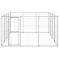 vidaXL Perrera de exterior de acero galvanizado 14,52 m² vidaXL Perrera de exterior de acero galvanizado 14,52 m²