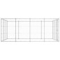 vidaXL Perrera de exterior de acero galvanizado 14,52 m² vidaXL Perrera de exterior de acero galvanizado 14,52 m²