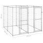 vidaXL Perrera de exterior de acero galvanizado 4,84 m² vidaXL Perrera de exterior de acero galvanizado 4,84 m²