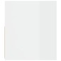 vidaXL Mesitas de noche con luces LED 2 uds blanco brillo 60x35x40 cm vidaXL Mesitas de noche con luces LED 2 uds blanco brillo 60x35x40 cm