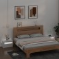 vidaXL Mesitas de noche con luces LED 2 uds blanco brillo 60x35x40 cm vidaXL Mesitas de noche con luces LED 2 uds blanco brillo 60x35x40 cm
