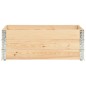 vidaXL Arriates de madera maciza de pino 3 unidades 50x150 cm vidaXL Arriates de madera maciza de pino 3 unidades 50x150 cm