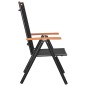 vidaXL Juego de comedor para jardín de 7 piezas aluminio negro vidaXL Juego de comedor para jardín de 7 piezas aluminio negro