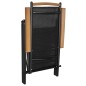 vidaXL Juego de comedor para jardín de 7 piezas aluminio negro vidaXL Juego de comedor para jardín de 7 piezas aluminio negro