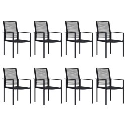 vidaXL Juego de comedor de jardín 9 piezas